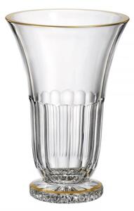 KŘIŠŤÁLOVÁ VÁZA BOHEMIA ANITA GOLD 255 MM