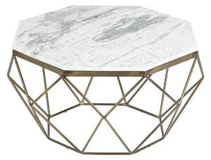 Konferenční stolek Diamond 70cm mramor bílý Invicta Interior