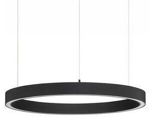 Nova Luce Sting LED kruhové závěsné svítidlo stmívatelné Ø800mmČerná