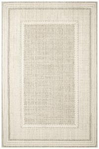 Koberec Cotton C117 rám, krémový / šedý