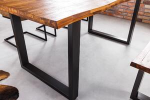 Jídelní stůl Genesis hnědý 160cm akát 35mm Invicta Interior