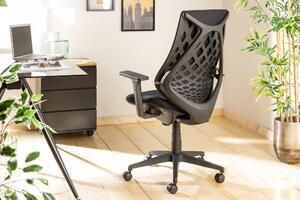 Kancelářská židle Alien 102-110cm černá Invicta Interior