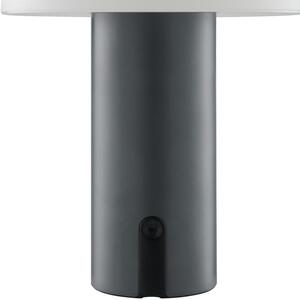Brilliant G60305/22 Venkovní AKU stolní lampa MATTIS šedá USB-C 7