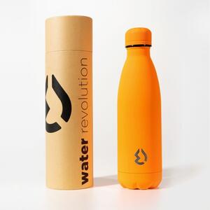 Water Revolution Nerezová Termo láhev na pití fluo oranžová Potravinářská nerezová ocel 18/8, 500 ml