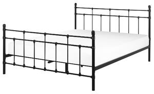 Postel Kov LYNX 160 x 200 cm Černá