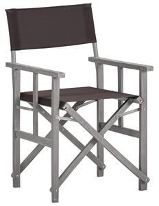 Režisérské židle 2 ks masivní akáciové dřevo