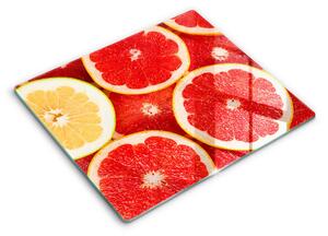 Sklo za varnou desku Plátky grapefruitu