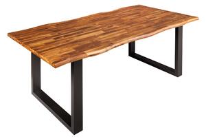 Jídelní stůl Genesis hnědý 160cm akát 35mm Invicta Interior