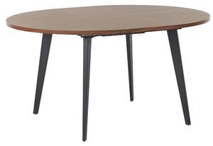 Rozkládací jídelní stůl BOVINA Tmavě hnědá 120/150 cm 120 cm
