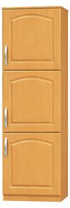 KONDELA Kuchyňská skříňka, pravá, olše, LORA MDF NEW KLASIK S40 / 210/57