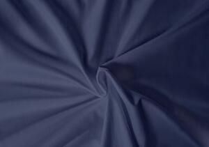 Kvalitex Luxusní Saténové prostěradlo tmavě modré Bavlna Satén, 90x200+15 cm
