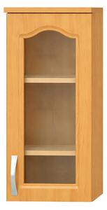 KONDELA Kuchyňská skříňka horní, olše, pravá, LORA MDF NEW KLASIK W40S