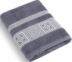 Froté ručník Řecká kolekce - šedomodrá