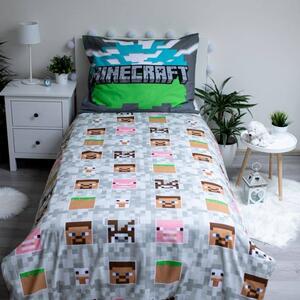 JERRY FABRICS Povlečení Minecraft Adventure Bavlna, 140/200, 70/90 cm