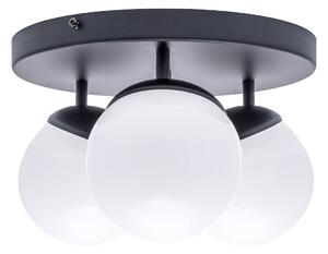 Stropní svítidlo Sfera, 3x bílé skleněné stínítko, b, o