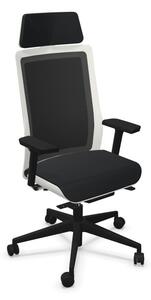 WIESNER HAGER - Kancelářská židle POI 5435 - s opěrkou hlavy a multifunkčními područkami