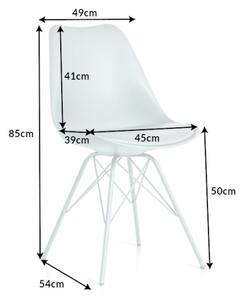 Jídelní židle SCANDINAVIA RETRO tyrkysová Nábytek | Jídelní prostory | Jídelní židle | Všechny jídelní židle