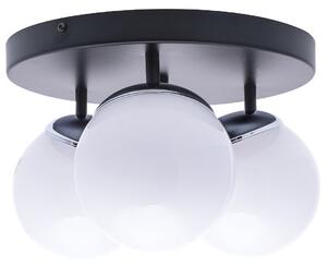 Stropní svítidlo Sfera, 3x bílé skleněné stínítko, b/ch, o