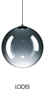 Lodes Designové závěsné LED svítidlo RANDOM SOLO, 3W, ø 28 cm, CRI90 Teplota světla: 3000K, Barva stínidla: Tmavě modrá, Barva kabelu: černá