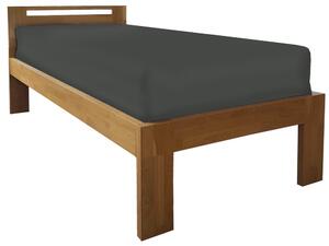 Oak´s Dubová postel Mono Klasik 4 cm masiv cink - 80x200 cm