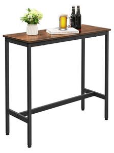 Barový stůl Vasagle Amy hnědý/černý