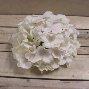 Květ hortenzie krémová, 6 ks 371194-26 - dia 16 x 10 cm