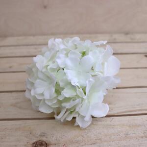 Květ hortenzie bílá, 6 ks 371194-01 - dia 16 x 10 cm
