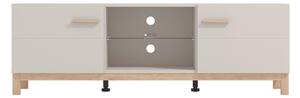 KOMODA POD TELEVIZI, kašmírová, dub artisan, 154/50,5/41,5 cm Hom`in - TV stolky & komody pod TV