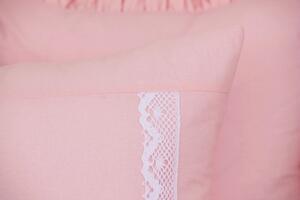 Bavlněné povlečení UNI pink - 140x200 + 70x90 (rozměr povlečení: 1x 140/200 + 1x 70/90 cm)