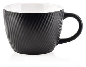 Affekdesign Hrnek SALLY LINES 480 ml černý