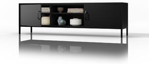 TV stolek XL ROSARIA 1700 x 400 x 500, černý
