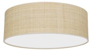 Stropní svítidlo Marshall, 1x ratanové stínítko, (bílé plexisklo), (fi 50cm)