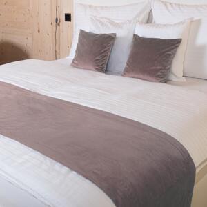 Biante Sametový přehoz/běhoun na postel Velvet Premium SVP-002 Starorůžový Na míru