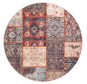 Koberec ANTIKA Ancient Rust patchwork terakota