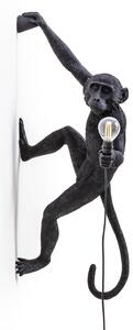 LED deko venkovní světlo Monkey Lamp pravé černá
