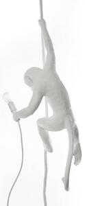 LED deko závěsné světlo Monkey Lamp, bílá, visící