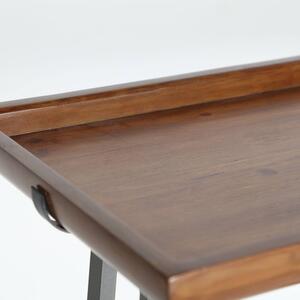 Konzolový stolek lemme 120 x 35 cm hnědý