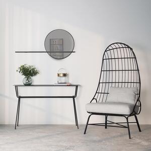 Konzolový stolek erina 120 x 35 cm černý