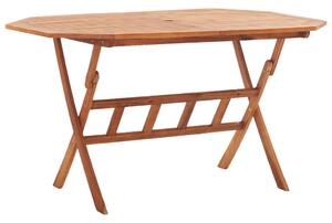 Skládací zahradní stůl 135 x 85 x 75 cm masivní akáciové dřevo