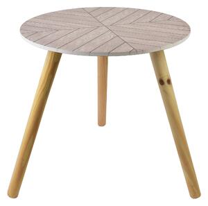 Mondex Odkládací stolek Lammy 40 cm béžový