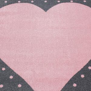 Ayyildiz Dětský kusový koberec BAMBI 0830, Růžová Rozměr koberce: 80 x 150 cm