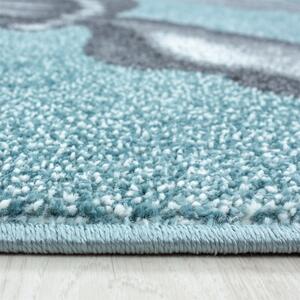 Ayyildiz Dětský kusový koberec BAMBI 0860, kulatý, Modrá Rozměr koberce: 160 cm KRUH