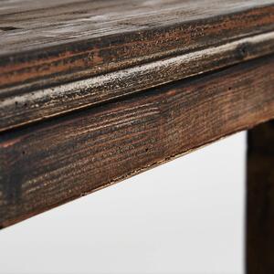 Konzolový stolek xiliar 130 x 30 cm hnědý