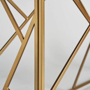 Konzolový stolek geblen 115 x 30 cm zlatý