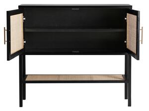 Konzolový stolek lieben 110 x 30 cm černý