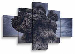 Obraz - Sopečná erupce (125x70 cm)