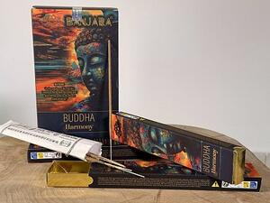 Vonné tyčinky Banjara Buddha Harmony – cedrové dřevo a kadidlo, 15 g