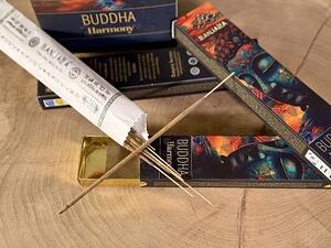 Vonné tyčinky Banjara Buddha Harmony – cedrové dřevo a kadidlo, 15 g