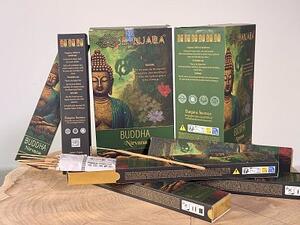 Vonné tyčinky Banjara Buddha Nirvana – šafrán a santalové dřevo