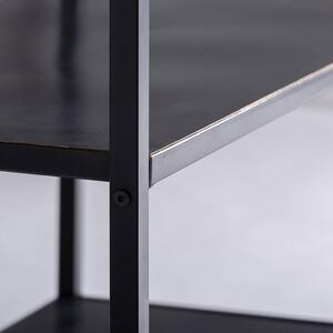 Konzolový stolek toble 75 x 38 cm černý